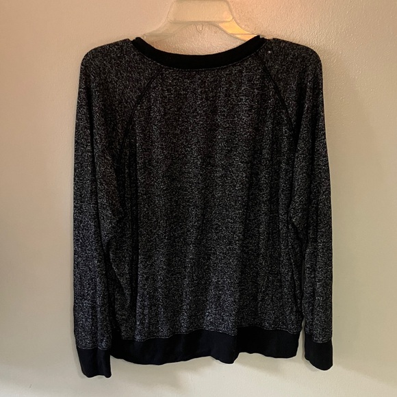 Victorias secret VS pink cozy crew black sweatshirt pullover - Picture 5 of 5